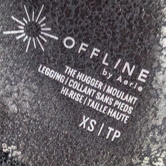 NWT OFFLINE Aerie The Hugger Crossover High Waisted Legging Black Women's XS - Picture 9 of 10